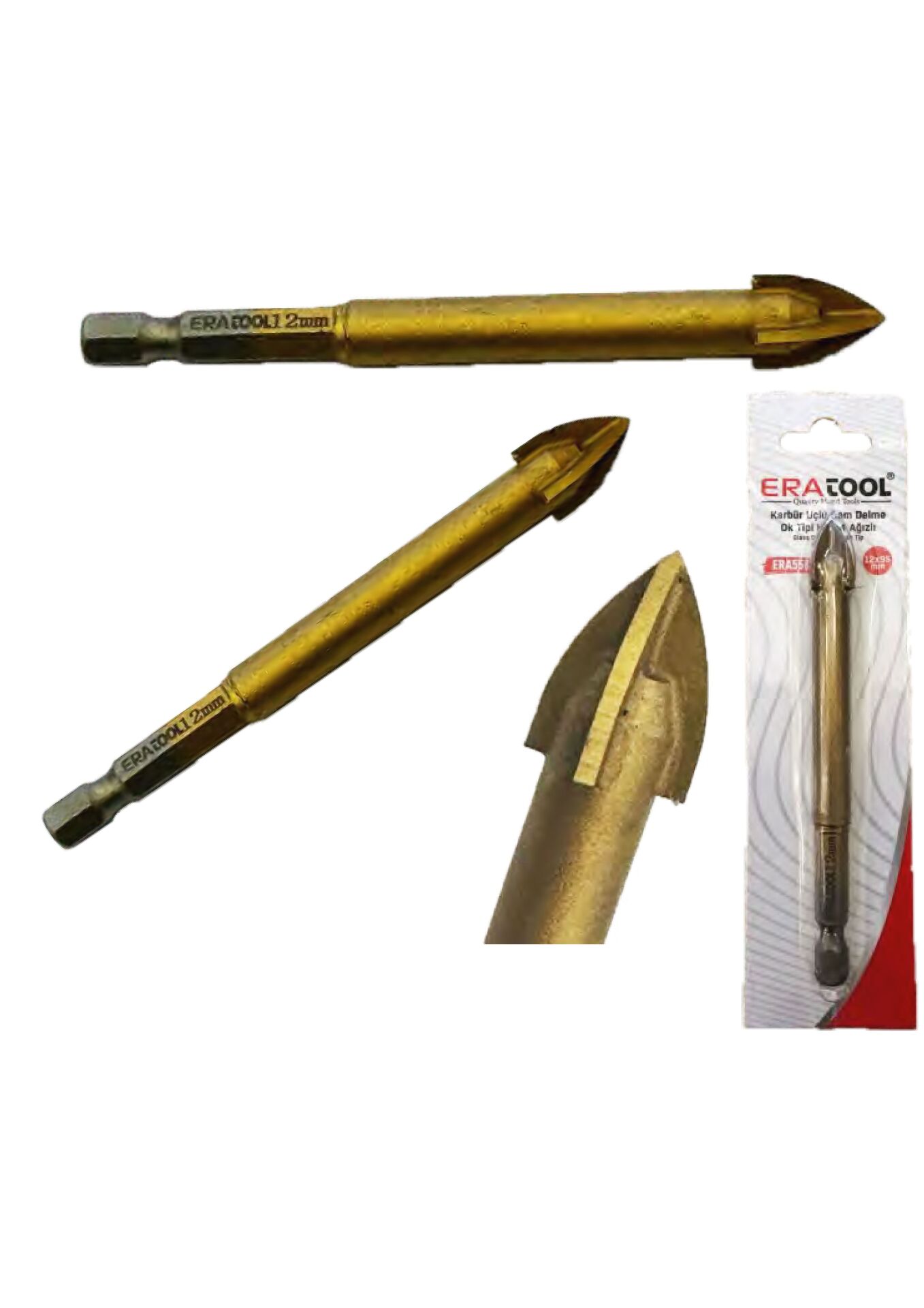 ELMAS CAM DELME OK TİPİ 4 AĞIZLI HEX 12*95MM ERA55827 ERATOOL