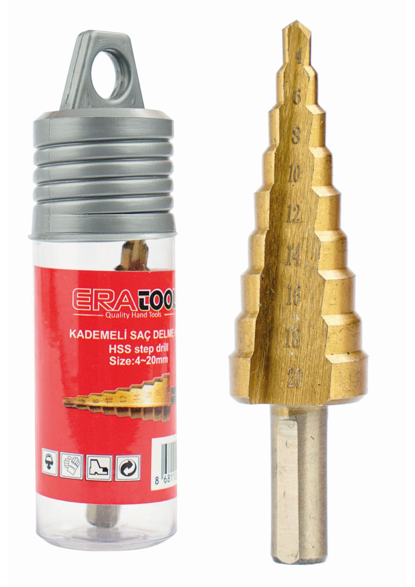 KADEMELİ SAÇ DELME PANÇI 4*52MM ERA56311 ERATOOL