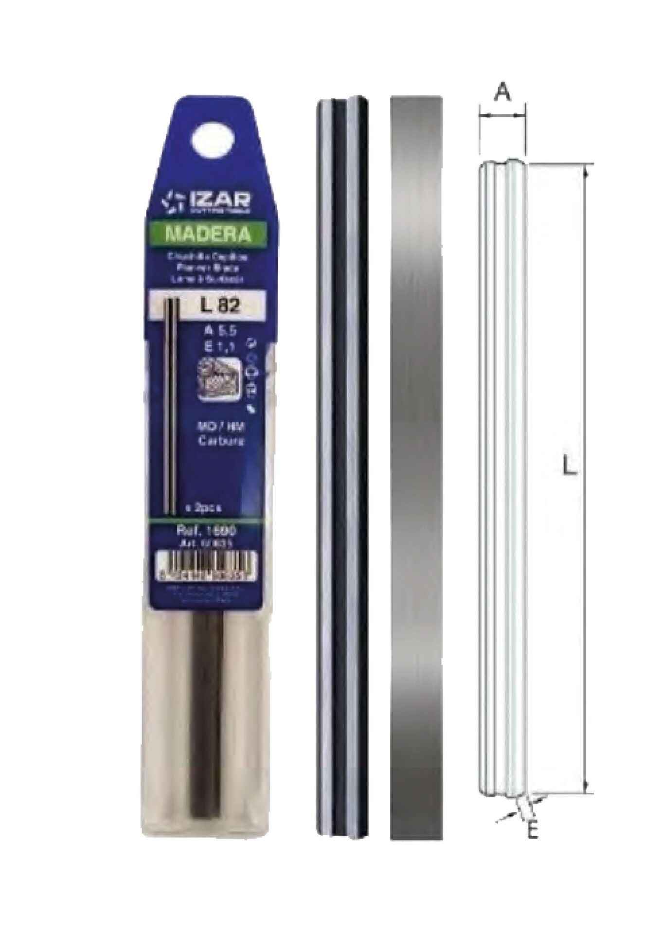 PLANYA BIÇAĞI JİLET (L82-A5,5-E1,1mm) PK:2 AD.İZAR 60635