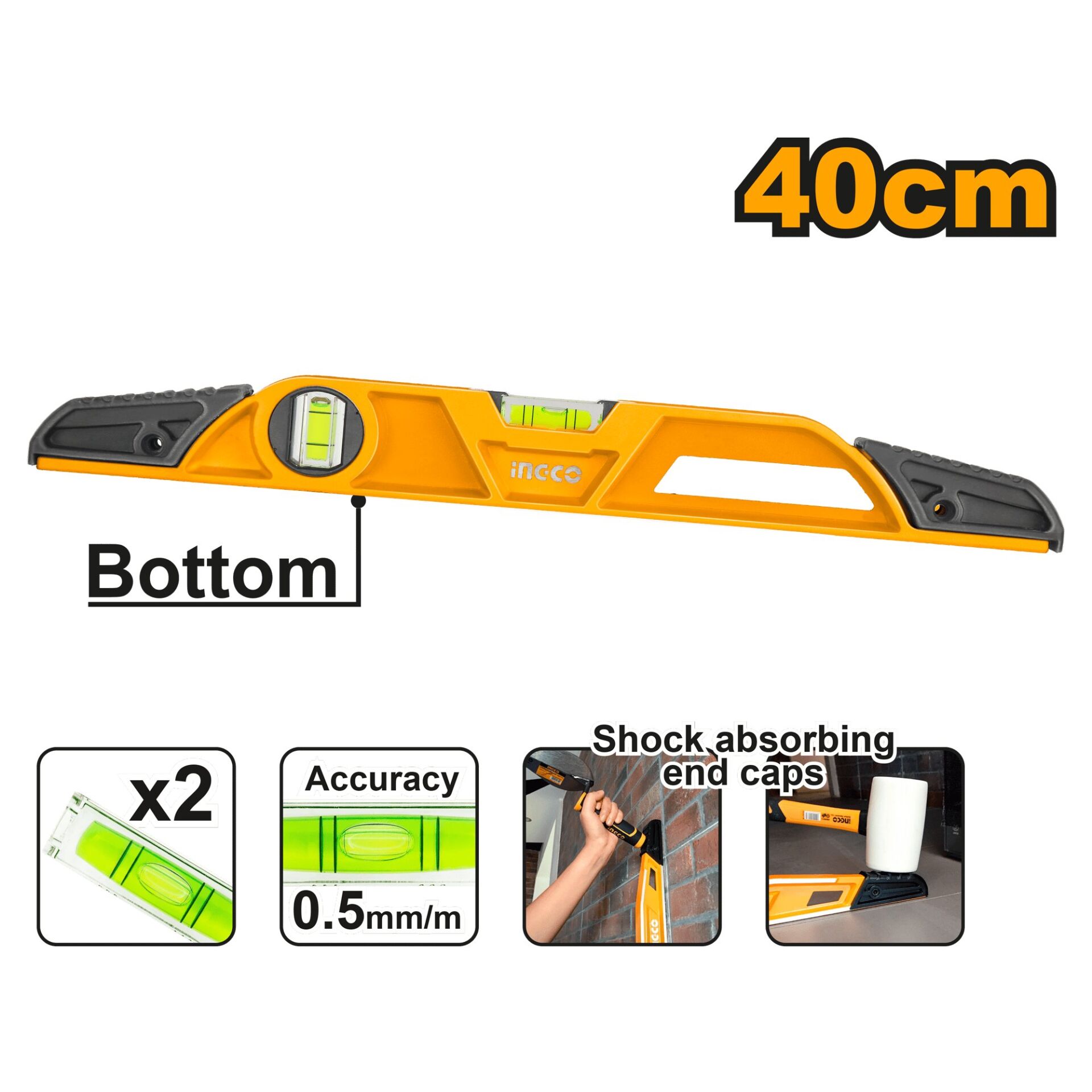INGCO HBSL08040 ENDÜSTRİYEL KÖPRÜ SU TERAZİSİ 40CM