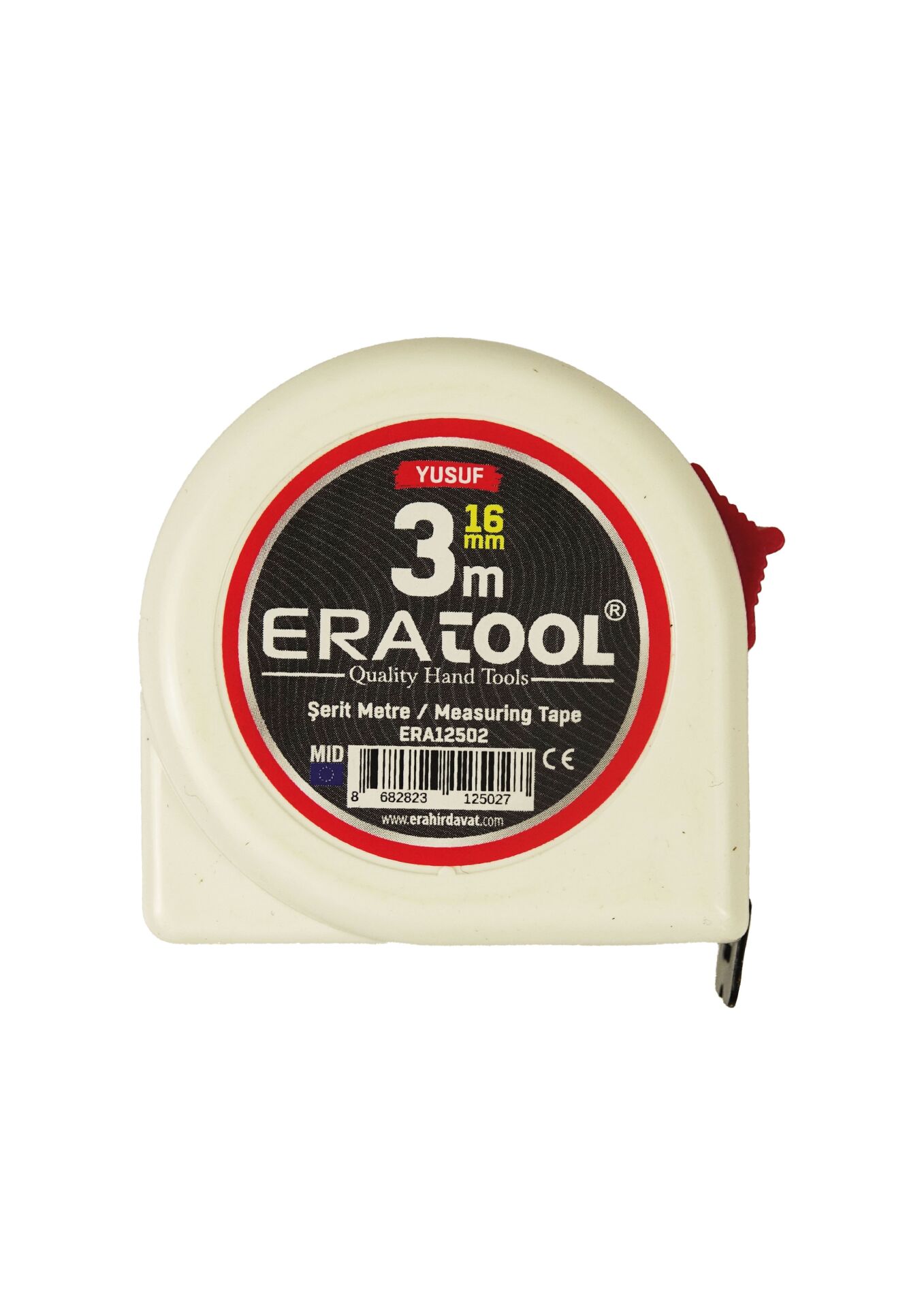 ŞERİT METRE 3*16MM - BEYAZ ERA12502 YUSUF ERATOOL