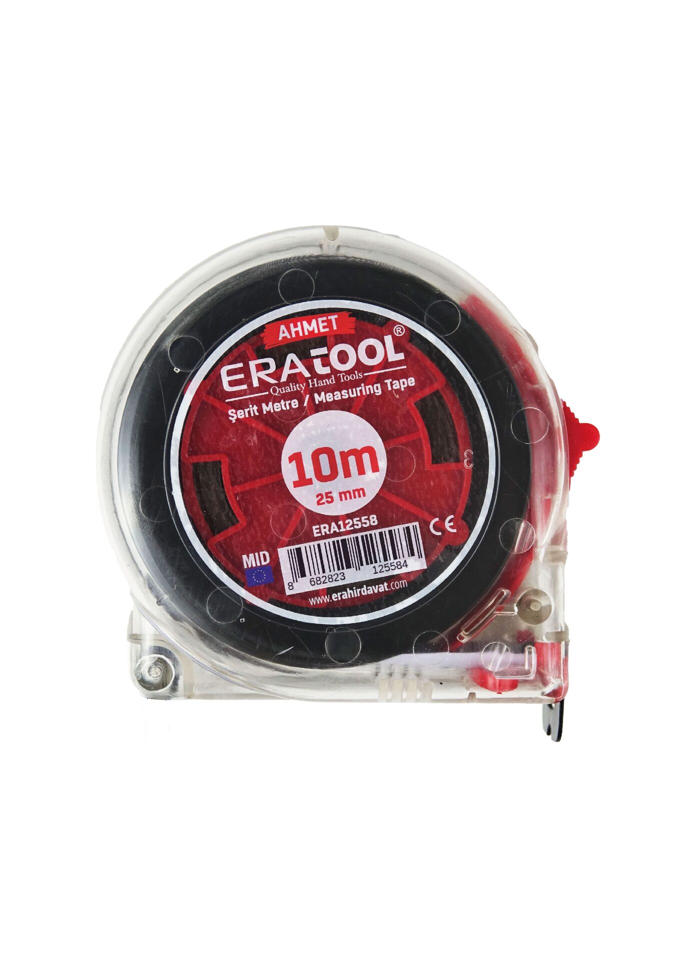 ŞERİT METRE 10*25 - ŞEFFAF ERA12558 AHMET ERATOOL