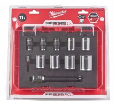 LOKMA ENDÜST.DARBELİ ShW 1/2'' STD SET 11 ADET T4932478290 MILWAUKEE