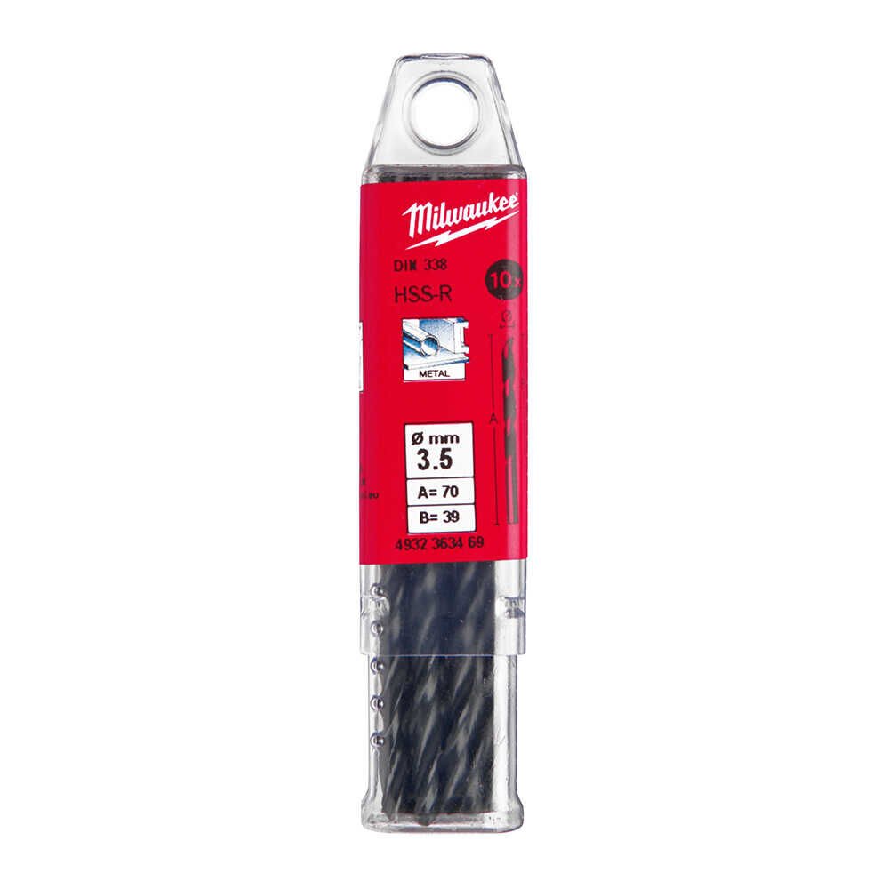METAL MATKAP UCU HSS-R 3,5X 70mm 10LU T4932363469 MILWAUKEE