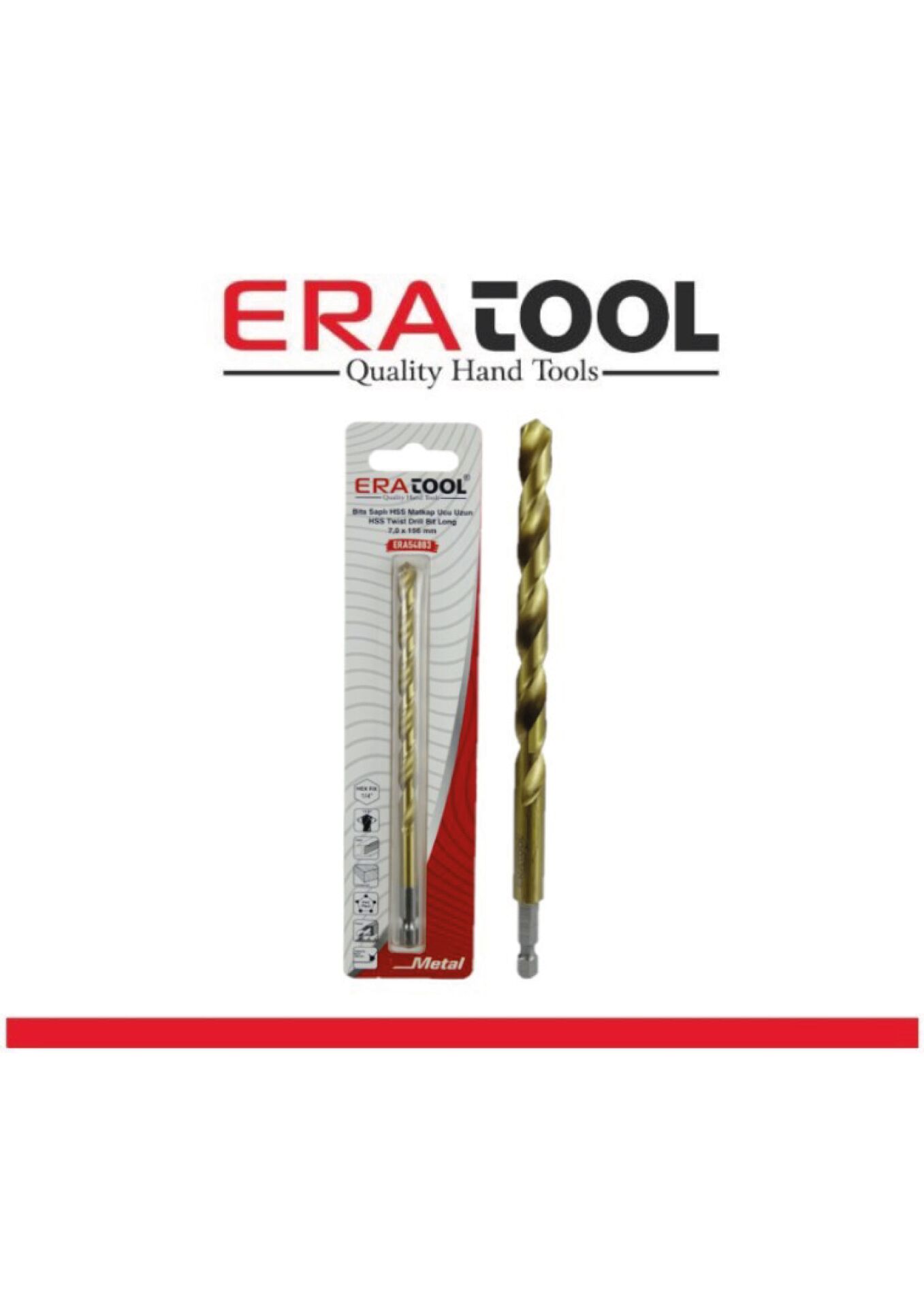 BİTS SAPLI HSS MATKAP UCU UZUN 7,0*156 ERA54883 ERATOOL
