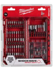 SHOCKWAVE BİTS UÇ 75 PARÇA MILWAUKEE T4932492008