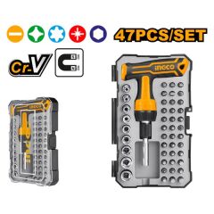 INGCO HKSDB0478 T-ANAHTARI TORNAVİDA SETİ 48-PCS