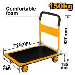 INGCO HPHT11502 KATLANABİLİR PLATFORM EL ARABASI 150KG
