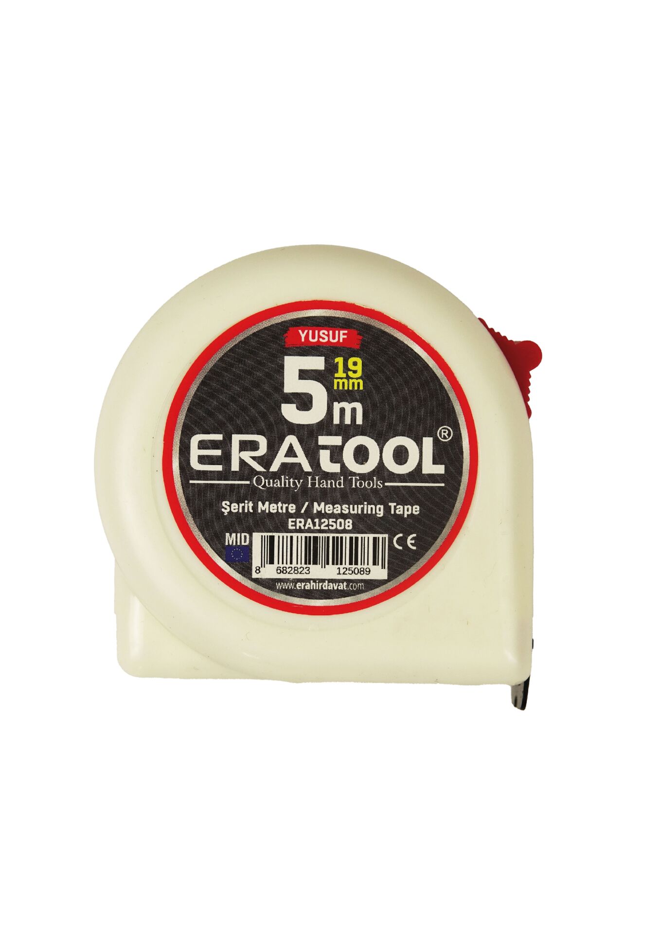 ŞERİT METRE 5*19MM - BEYAZ ERA12508 YUSUF ERATOOL